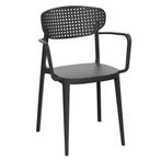 Stoel | COMO | Kunststof | Anthracite | In-/Outdoor |, Verzenden, Nieuw in verpakking