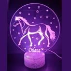 3D LED LAMP - PAARD MET STERREN, Huis en Inrichting, Nieuw