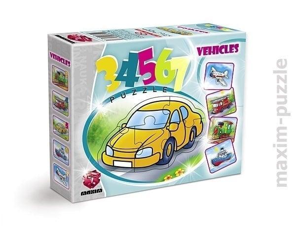 Voertuigen (Kinderpuzzels, Puzzels), Hobby en Vrije tijd, Denksport en Puzzels, Nieuw, Ophalen of Verzenden