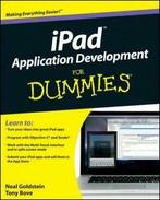 For dummies: iPad application development for dummies by, Gelezen, Neal Goldstein, Tony Bove, Verzenden