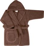 MamaLoes Badstof Chocolade Bruin 0-1jr Baby Badjas ML010319, Verzenden, Nieuw