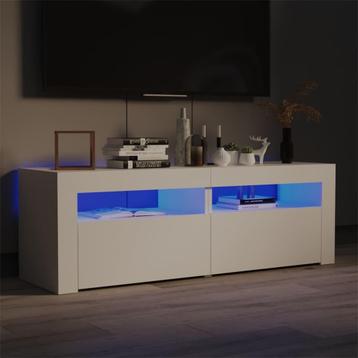 TV Meubel LED Wit 120cm - Retourdeal - 60% Korting! beschikbaar voor biedingen