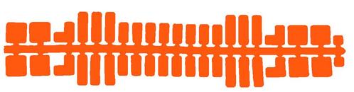 Feuchtmann - Ministeck standaard kleurenstrips oranje, Kinderen en Baby's, Speelgoed | Educatief en Creatief, Knutselen, Nieuw