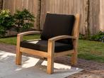 4 persoons teak loungeset met kussens, Tuin en Terras, Stoel, 4 zitplaatsen, Teakhout, Nieuw