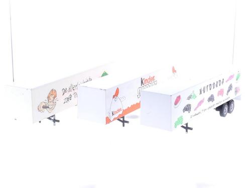 Schaal 1:50 Lion Car Set 3 aanhangers: Hoepman, Kinder Su..., Hobby en Vrije tijd, Modelauto's | 1:50, Gebruikt, Ophalen of Verzenden