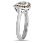Ring - 18 karaat Witgoud, Piero Milano 18K witgouden ring, Nieuw