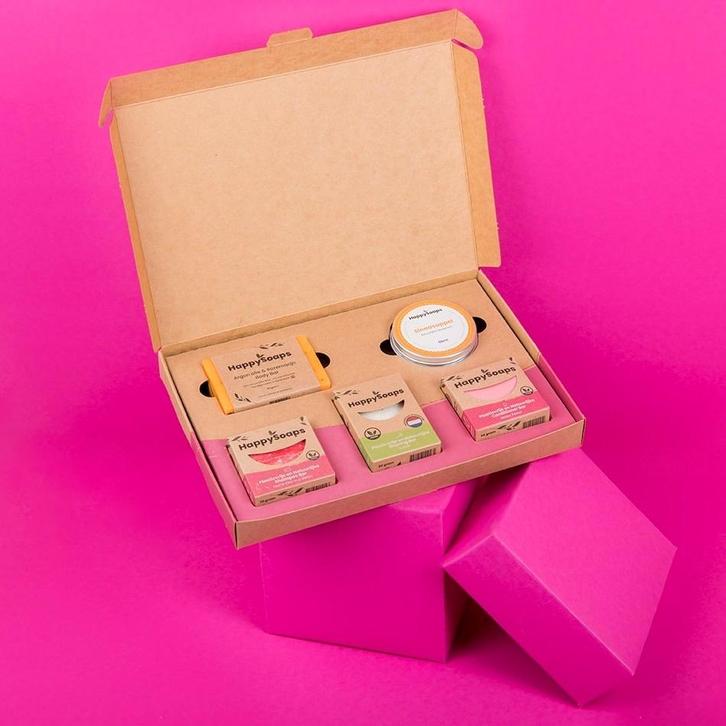 HappySoaps Plasticvrije Verzorging Giftbox Fruity Passion -, Sieraden, Tassen en Uiterlijk, Uiterlijk | Haarverzorging, Overige typen