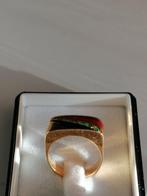 Ring - 18 karaat Geel goud Smaragd, Sieraden, Tassen en Uiterlijk, Ringen, Nieuw
