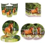 Paarden party set Beautiful Horses 46-delig, Verzenden, Nieuw, Overige soorten