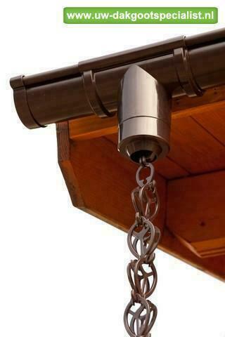 Regenketting voor uw dakgoot aan uw tuinhuisje of blokhut!, Tuin en Terras, Regentonnen, Zo goed als nieuw, Kunststof, Ophalen of Verzenden