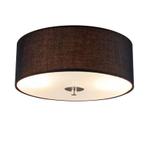 Landelijke plafondlamp zwart 30 cm - Drum, Nieuw, Overige materialen, Modern