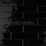 Wandtegel cottage 7,5x30 glans zwart handvormlook met rechte, Doe-het-zelf en Verbouw, Tegels, Nieuw, Ophalen of Verzenden, 10 m² of meer