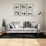 vidaXL Vloerkleed PAMPLONA shaggy hoogpolig modern 100x200, Verzenden, Nieuw, Zwart