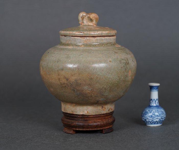 Yuan Dynasty (1279-1368) - Kom - Including original cover -, Antiek en Kunst, Antiek | Overige Antiek