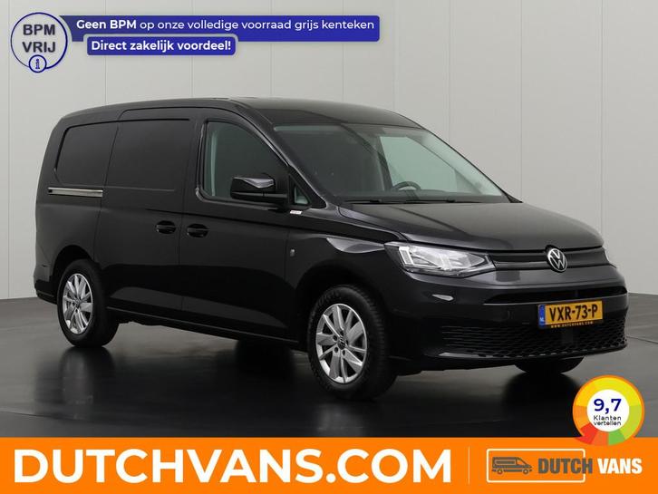 Volkswagen Caddy L2 H1 2023 €284 per maand, Auto's, Bestelauto's, Dealer onderhouden, Te koop, Zwart, Handgeschakeld, Financial lease