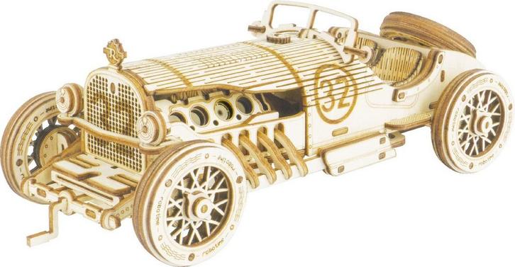 Robotime V8 Grandprix Car DIY Modelbouw Knutselen, Hobby en Vrije tijd, Modelbouw | Overige, Nieuw, Verzenden