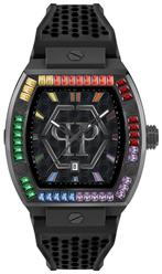Philipp Plein PWPUA0324 The Hexagon Phantom horloge, Overige merken, Staal, Verzenden, Polshorloge