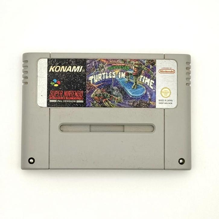 Teenage Mutant Hero Turtles IV Turtles in Time - Super Nint…, Spelcomputers en Games, Games | Nintendo Super NES, Ophalen of Verzenden