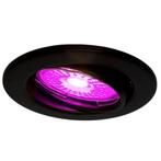 Zigbee smart Inbouwspot Zwart 4.7W | Rond | 63 mm, Nieuw, Ophalen of Verzenden, Led
