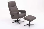 Relaxfauteuil Hoorn - relaxfauteuils - Taupe, Nieuw, Stof