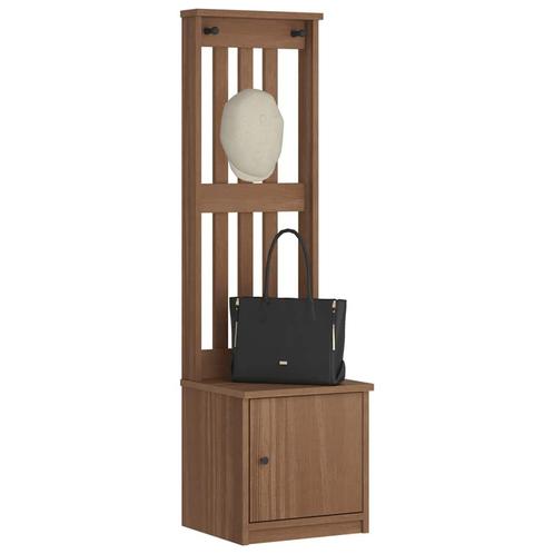 vidaXL Halboom SANDENS 45x40x159,5 cm massief grenenhout, Huis en Inrichting, Banken | Voetenbanken en Poefen, Nieuw, Verzenden