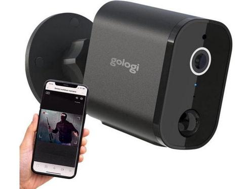 Gologi Draadloze camera op accu - Beveiligingscamera - Met, Huis en Inrichting, Woonaccessoires | Overige, Nieuw, Verzenden