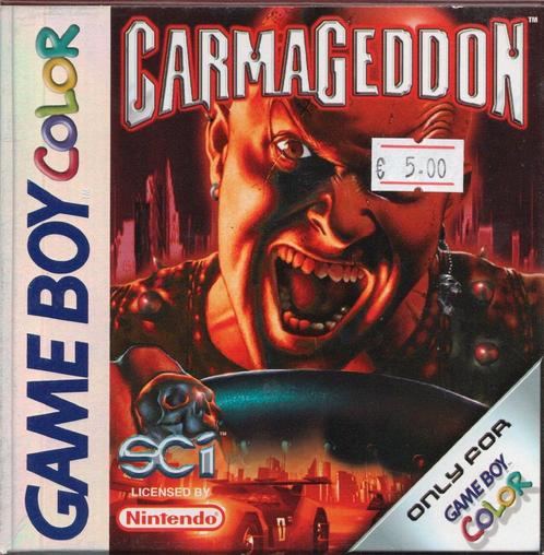 Game Boy Carmageddon (In doos), Spelcomputers en Games, Games | Nintendo Game Boy, Zo goed als nieuw, Verzenden