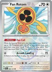 Fan Rotom 085/131 Pokeball Prismatic Evolutions, Hobby en Vrije tijd, Verzamelkaartspellen | Pokémon, Losse kaart, Nieuw, Foil