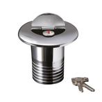 Hollex Dekdop Messing FUEL met Slot-Dekvuldop Fuel – 50mm, Watersport en Boten, Ophalen of Verzenden, Nieuw