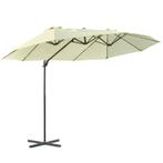 TRUUSK Dubbele Parasol, Verkeerslichtparasol, Dubbele Paraso, Tuin en Terras, Parasols, Verzenden, Nieuw