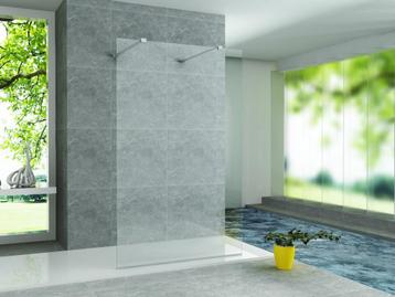 aloni vrijstaande douchewand 1000x2000mm chroom helder glas beschikbaar voor biedingen