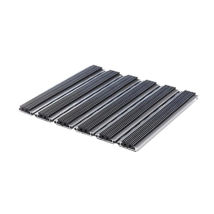 Borstelmat - Laag rubber €539/m2, Tuin en Terras, Deurmatten, Verzenden