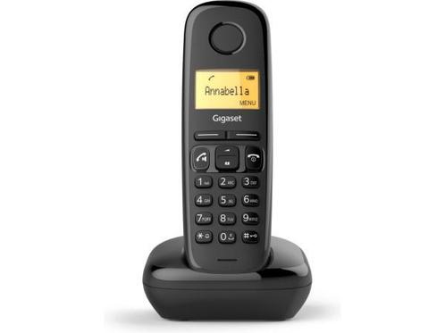 Veiling - Gigaset AS190 DECT Telefoon - Zwart, Telecommunicatie, Vaste telefoons | Handsets en Draadloos