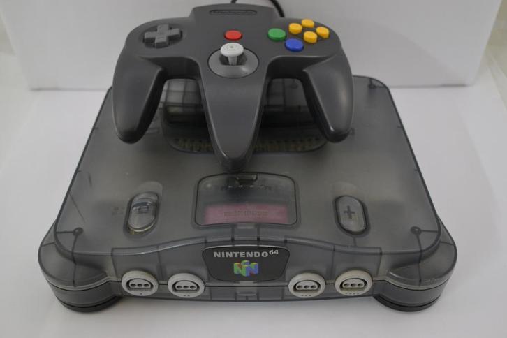 Nintendo 64 Smoke Grey, Spelcomputers en Games, Spelcomputers | Nintendo 64, Zo goed als nieuw, Verzenden
