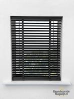 Houten Jaloezien 50mm groot assortiment in zwart en wit, Huis en Inrichting, Stoffering | Gordijnen en Lamellen, 100 tot 150 cm