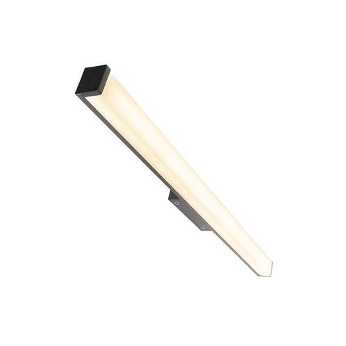 Moderne badkamer wandlamp zwart 92 cm IP44 - Cascada, Huis en Inrichting, Lampen | Wandlampen, Nieuw, Kunststof
