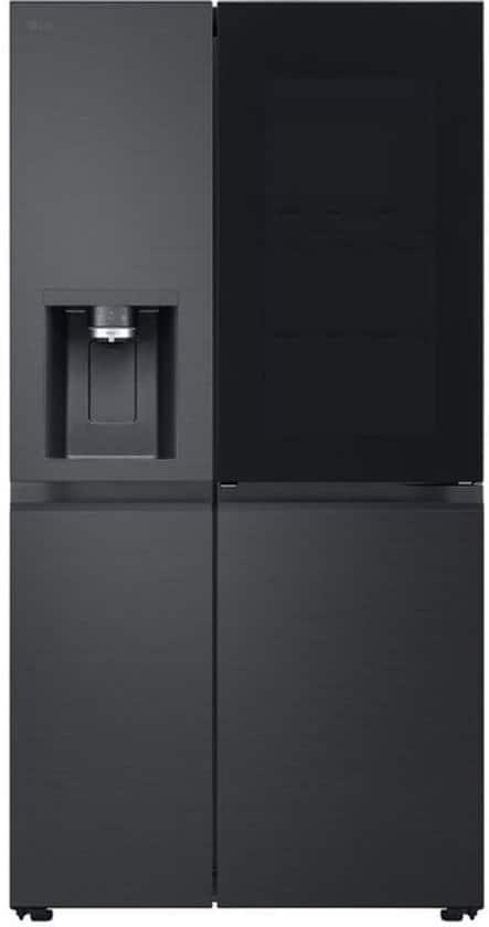 LG GSXE81EVBD Amerikaanse koelkast Door In Door, Witgoed en Apparatuur, Koelkasten en IJskasten, Zo goed als nieuw, Ophalen of Verzenden