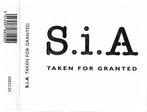 cd single - S.i.A - Taken For Granted, Verzenden, Zo goed als nieuw, Dance