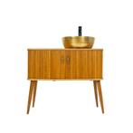 Badkamermeubel | Vintage | Tambour | Eiken |  3769, Huis en Inrichting, Badkamer | Badkamermeubels, Minder dan 50 cm, 75 cm of meer