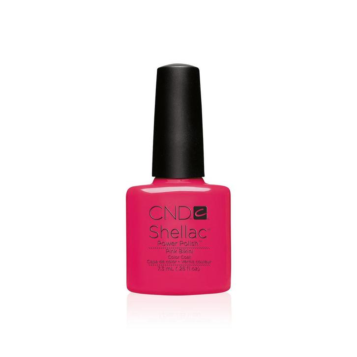CND  Colour  Shellac  Gellak  Pink Bikini  7,3 ml, Sieraden, Tassen en Uiterlijk, Uiterlijk | Haarverzorging, Nieuw, Verzenden
