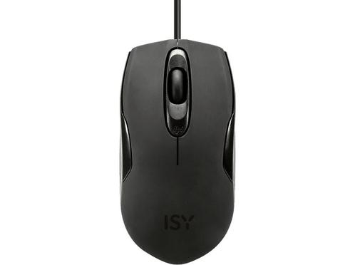 Isy Icm-3000-1 Muis Zwart, Computers en Software, Muizen, Bedraad, Nieuw, Muis, Verzenden