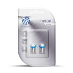 M-Tech LED - BA9s / T4W 12V - Basis 1x Led diode - Blauw, Verzenden, Nieuw, Maserati
