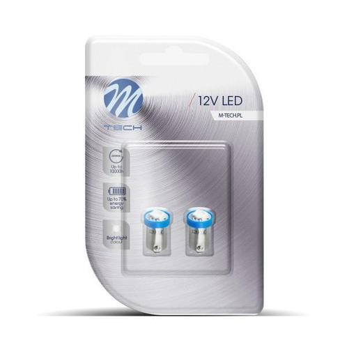 M-Tech LED - BA9s / T4W 12V - Basis 1x Led diode - Blauw, Auto-onderdelen, Verlichting, Nieuw, Alfa Romeo, Amerikaanse onderdelen