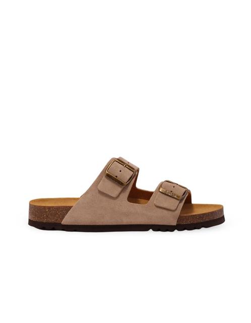 Scholl slippers heren 42 beige, Kleding | Heren, Schoenen, Nieuw, Verzenden