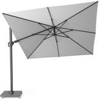 Challenger T2 zweefparasol 300x300 cm lichtgrijs met, Ophalen of Verzenden, Nieuw