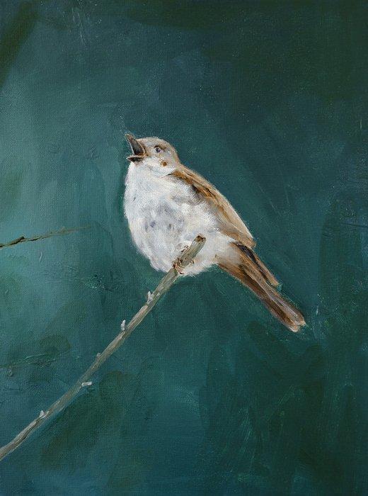 Matthieu van Riel - Bird, Antiek en Kunst, Kunst | Schilderijen | Modern