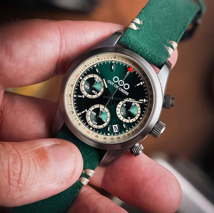 Out of Order - ROYAL GREEN SPORTY CRONOGRAFO - Zonder, Sieraden, Tassen en Uiterlijk, Horloges | Heren