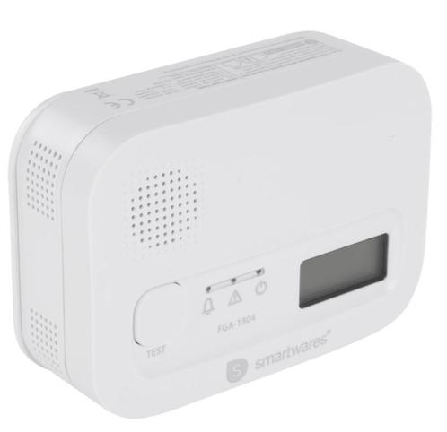 Smartwares koolmonoxide melder type FGA-13041 met sensor wit, Doe-het-zelf en Verbouw, Overige Doe-het-zelf en Verbouw, Verzenden