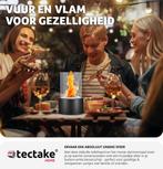 2dekans | Tectake Bio-ethanol Tafelhaard – Hittebestendig –, Ophalen of Verzenden, Zo goed als nieuw