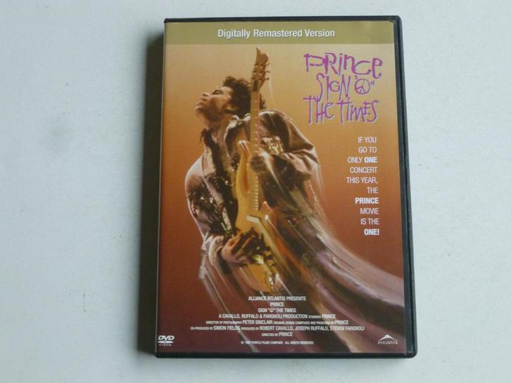 Prince - Sign of the Times (DVD) digitally remastered versio, Cd's en Dvd's, Dvd's | Muziek en Concerten, Zo goed als nieuw, Verzenden